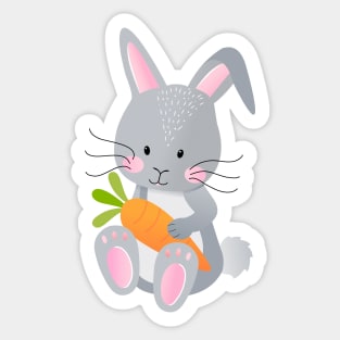 Baby bunny for little ones Sticker